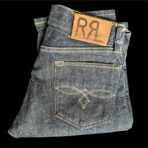 Ralph Lauren RRL Low Rise Straight Selvedge Denim Jeans